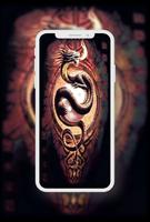 Tribal Tattoo Wallpaper पोस्टर