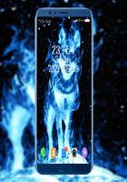 Thunder Neon Wolf Wallpaper imagem de tela 2