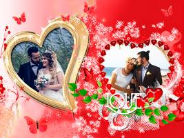 پوستر Romantic Love Photo Frames