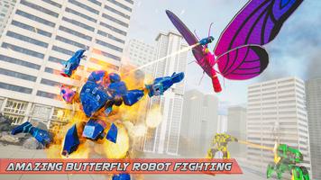 Butterfly Robot Car Game: Robot Transforming Games screenshot 1