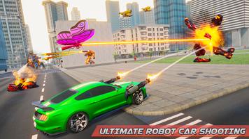 Butterfly Robot Car Game: Robot Transforming Games capture d'écran 3