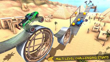 Tricky Car Stunts - Free Racing Stunt Car Games capture d'écran 3