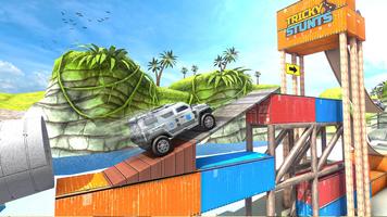 Tricky Car Stunts - Free Racing Stunt Car Games Affiche