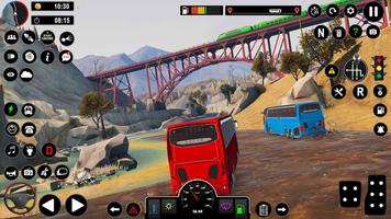 Offroad Bus Sim Bus Game captura de pantalla 2