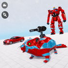 Mouse Robot Car Transform: War Robot Games أيقونة