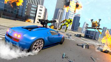 Mouse Robot Car Transform: War Robot Games الملصق