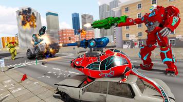 Mouse Robot Car Transform: War Robot Games تصوير الشاشة 1