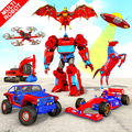 Multi Robot Car Transform Bat: Bus Robot Games