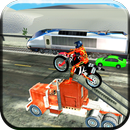 Tricky Trail Bike vs Train Crazy Stunt Race 2019 APK