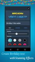 Birthday Video Maker capture d'écran 2