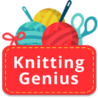 Knitting Genius, learn to knit-icoon