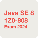 Java SE 8 1Z0-808 Exam 2024 icon