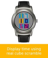 Time Cube Watch Face Affiche