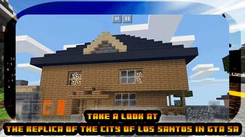 SA GTA Mod for Minecraft PE Poster
