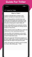 Triller: Social Video Platform Guide اسکرین شاٹ 2