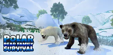 Überleben der Eisbärenfamilie