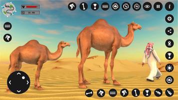 Kamel-Familienleben-Simulator Plakat