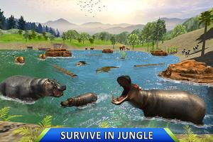 Wild Hippo Beach Simulator screenshot 3