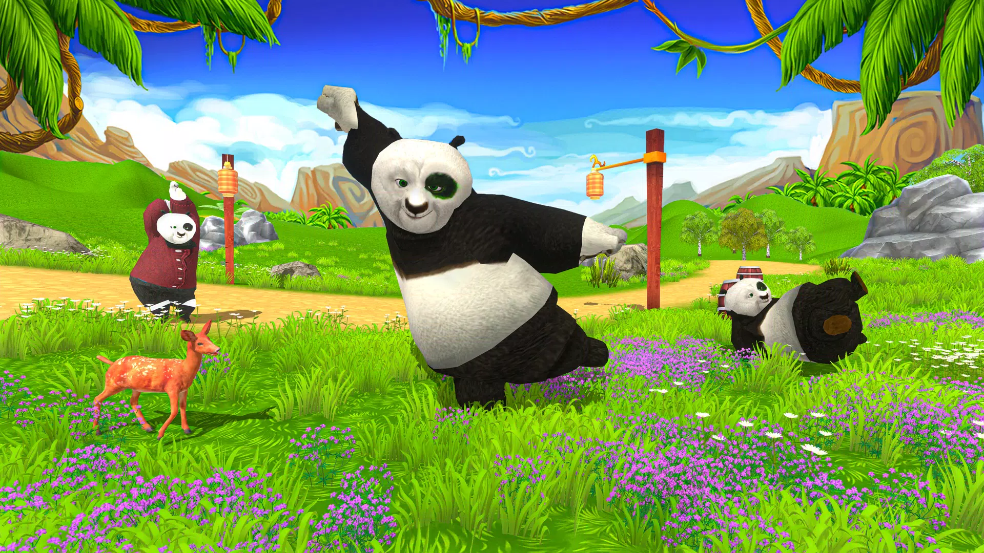 Скачать Игра Панда: Выживание Кунг-Фу APK Для Android