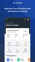 attnd:Employee Management app ảnh chụp màn hình 2