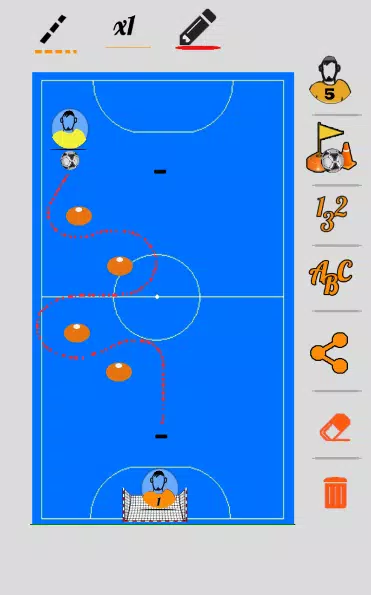 Download do APK de Pizarra de entrenamiento de Futbol Sala para Android