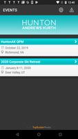 Hunton Andrews Kurth Events تصوير الشاشة 1