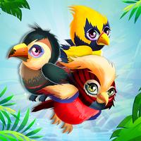 Triple Bird Match Puzzle Game постер