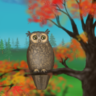 Owl of a Season Wallpaper Lite icon