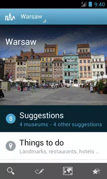 Screenshot 1 for Warsaw Travel Guide