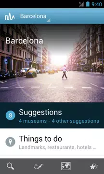Screenshot 1 for Barcelona Travel Guide Triposo