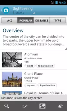Screenshot 4 for Brussels Travel Guide Triposo