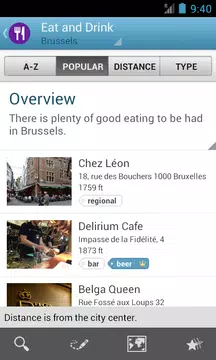 Screenshot 6 for Brussels Travel Guide Triposo