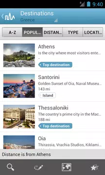 Screenshot 1 for Greece Travel Guide by Triposo