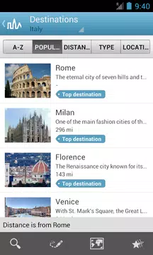 Screenshot 1 for Italy Travel Guide by Triposo