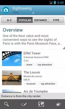 Screenshot 4 for Paris Travel Guide by Triposo