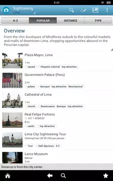 Screenshot 14 for Peru Travel Guide