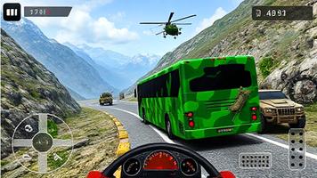 Army Bus Driver 3D Soldier Bus Ekran Görüntüsü 2