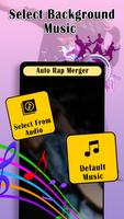Auto Rap : Merge Voice With Music تصوير الشاشة 1