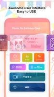 Birthday Photo Maker : Video, Story, Status & Card poster