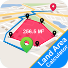 Map GPS Land Measurement & Distance Calculator icône