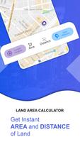 Map GPS Land Measurement & Distance Calculator Affiche