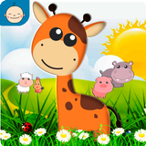 Farm animal sounds for baby-icoon