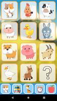 Farm animal sounds for baby poster