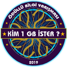 Kim 1 GB İster - Ödüllü Bilgi Yarışması 아이콘