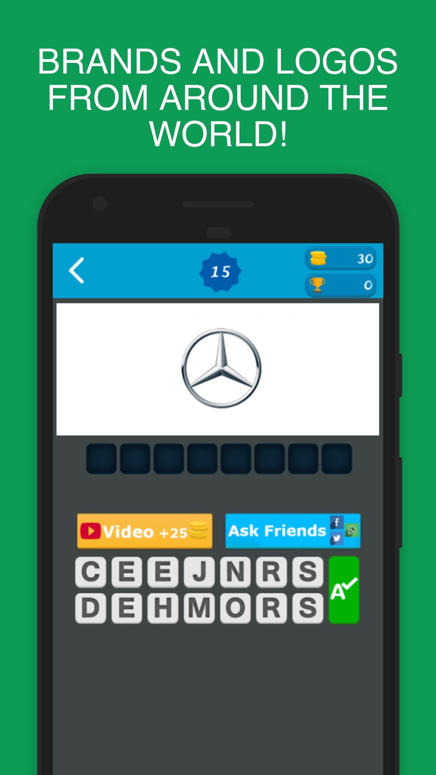 Selskab arm Begrænset Guess The Brand: Logo Quiz Game Free for Android - APK Download