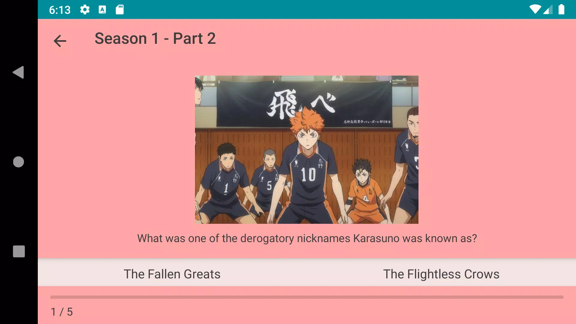 Haikyuu: Karasuno Volleyball Team Quiz