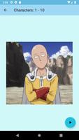 Trivia Game One Punch Man Affiche