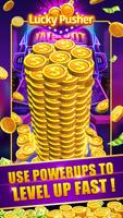 Lucky Cash Pusher Coin Games Cartaz