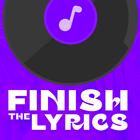 Finish The Lyrics Music Trivia Zeichen