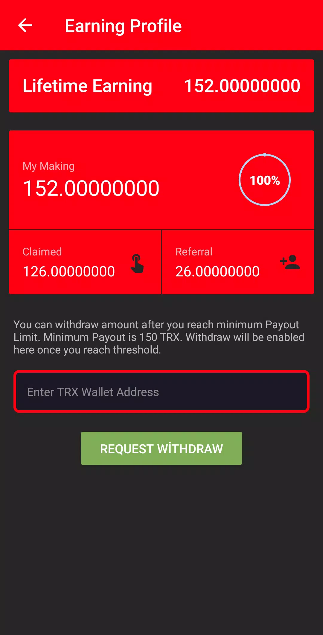 TRON Faucet - Earn TRX Coin Free APK for Android Download